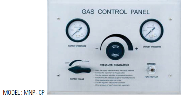 DUMED Nitrogen /Air Control Panel