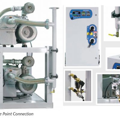 Lubricated Rotary Vane Medical Vacuum Systems