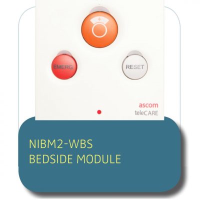 NURSE CALL SOLUTION NIBM2-WBS BEDSIDE MODULE